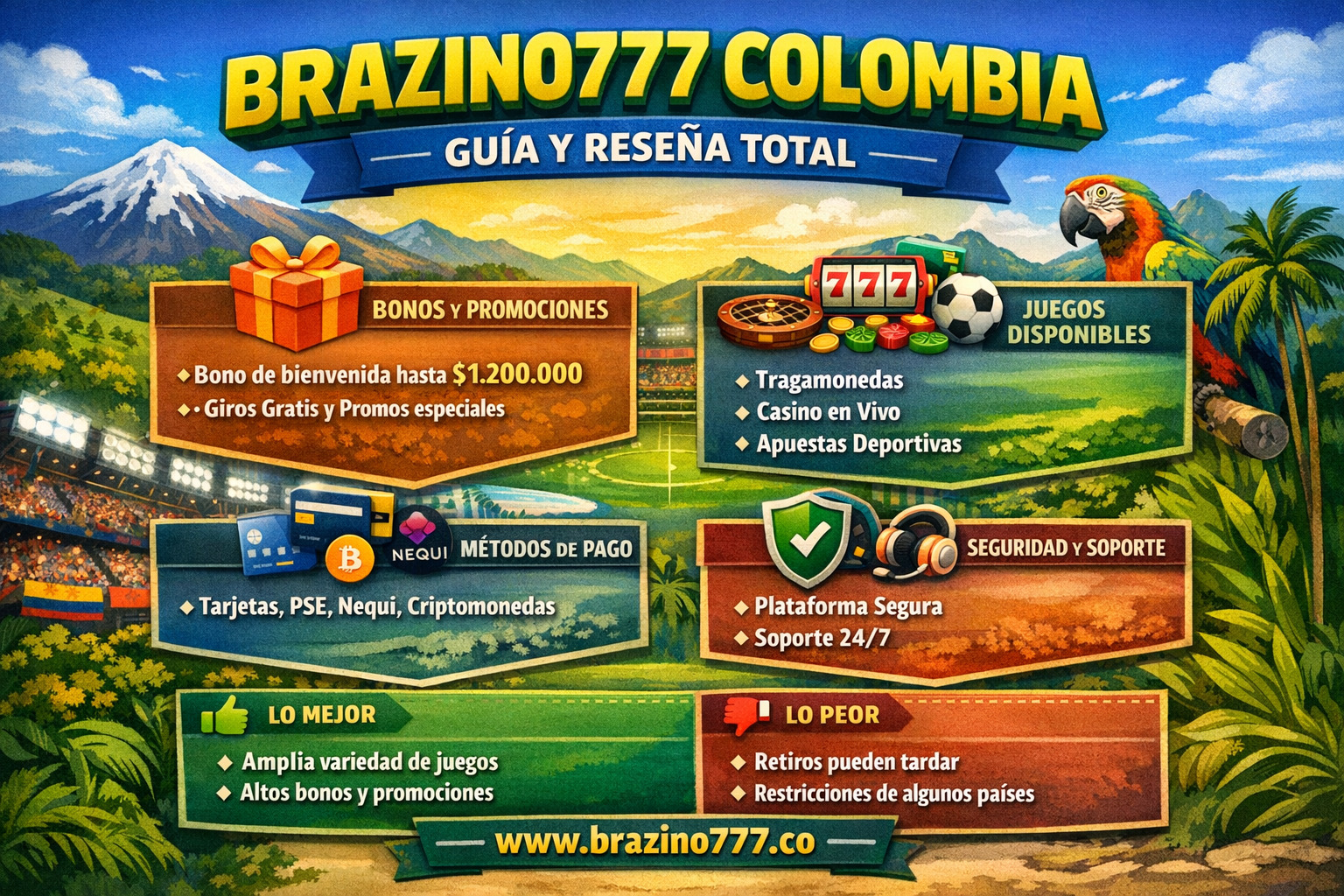 Brazino777 Colombia guía y reseña total