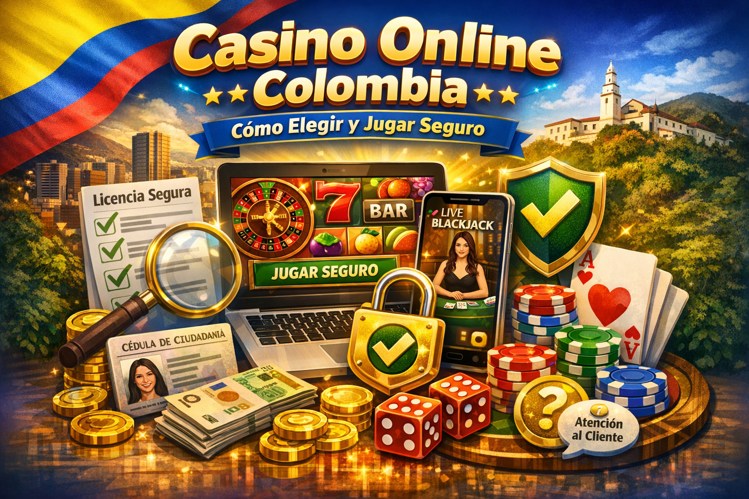 Casino online Colombia cómo elegir y jugar seguro