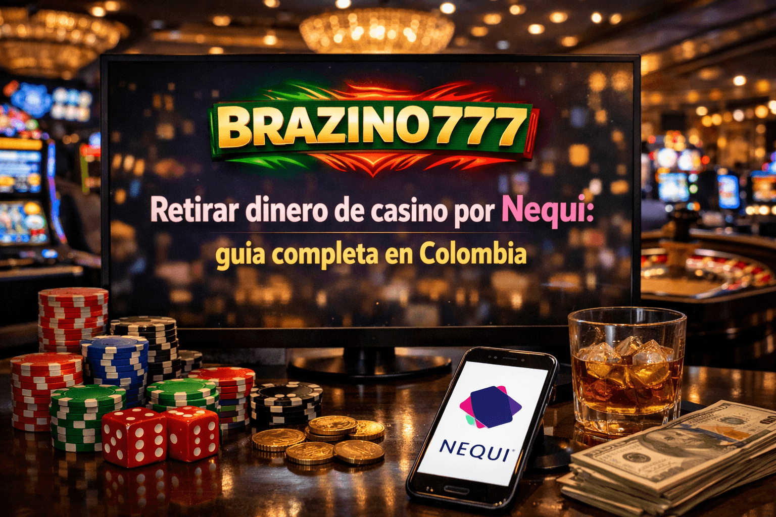 Retirar dinero de casino por Nequi Brazino777